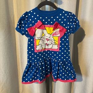 Buster Brown vintage dress size 2T [ H-50]